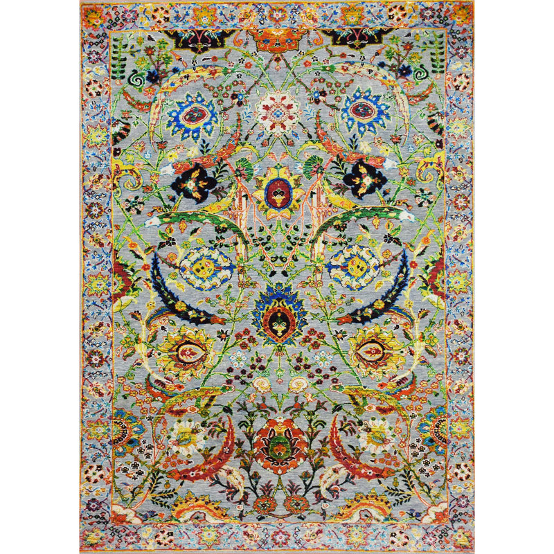 Oriental Area Rug, Rectangle 6' x 9'