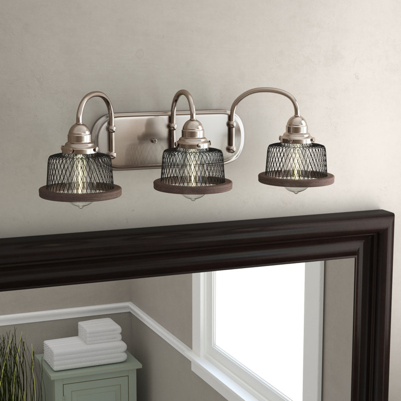 Kriner 3 - Light Dimmable Vanity Light, Brushed Nickel