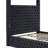 Megghan Luxurious Velvet Upholstered Canopy Bed with Speaker & USB Connection-75619029-75619030