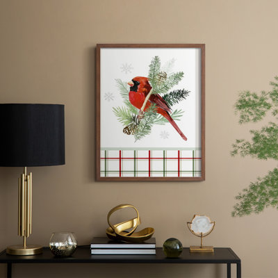 Winter Visitor Collection B Framed Print - Solid Wood
