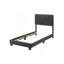 Lit simple chic noir pour chaque espace