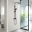 Ensemble de garniture de douche en laiton avec barre coulissante 10 po-122445079