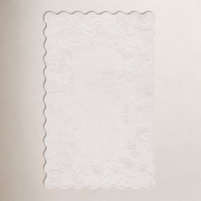 Hand-Tufted Wool Floral Rug