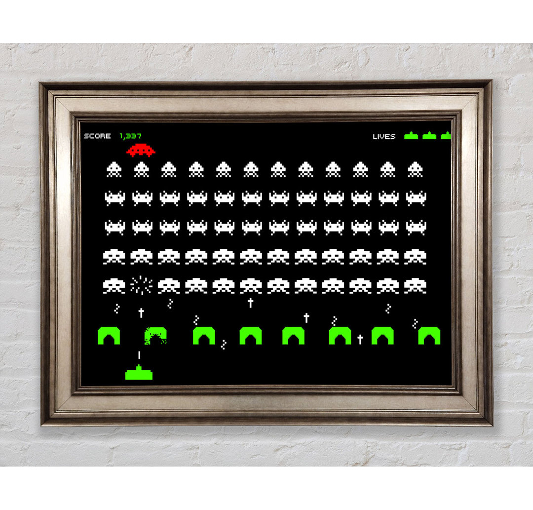 Space Invaders - Drucken