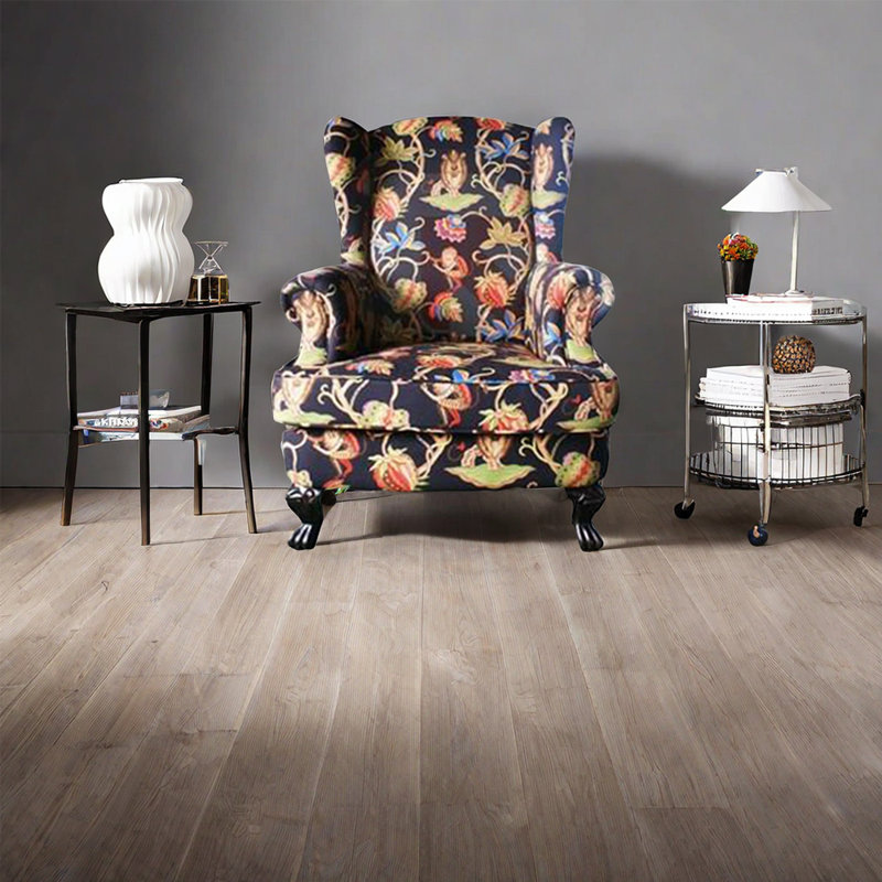 Fauteuil inclinable Laerte, Mélange de polyester noir / rose