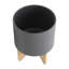 PLATEAU 8/10 po avec support en bois, gris mat-88051611