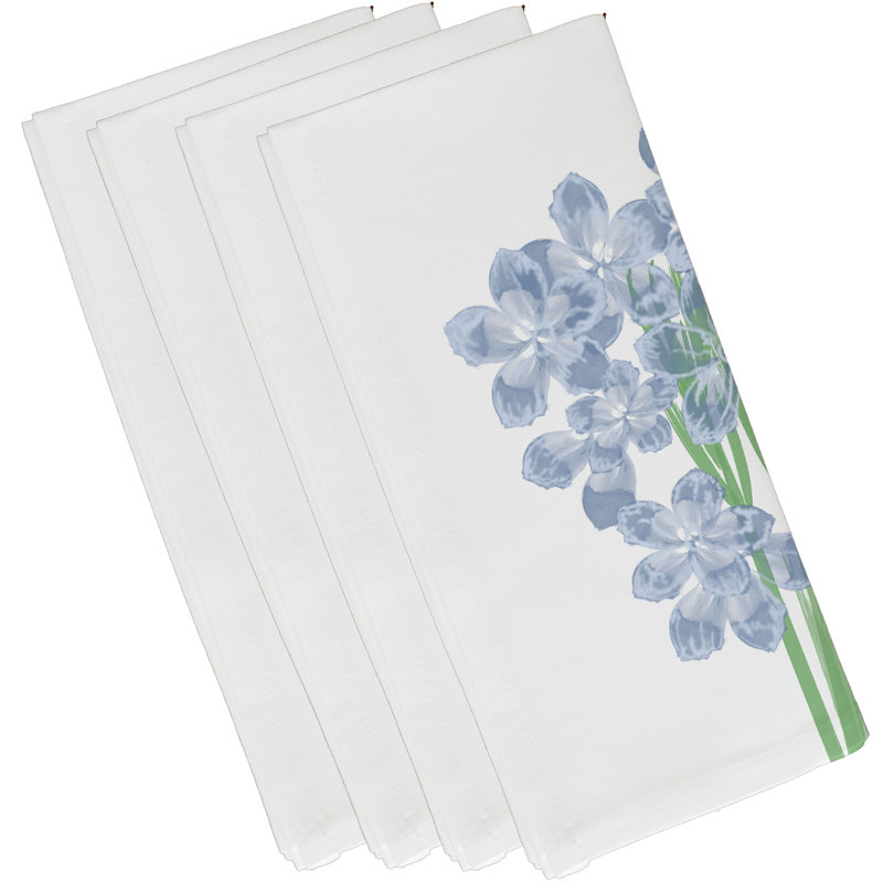 Ensemble de serviettes 4 pièces Aksel, Bleu