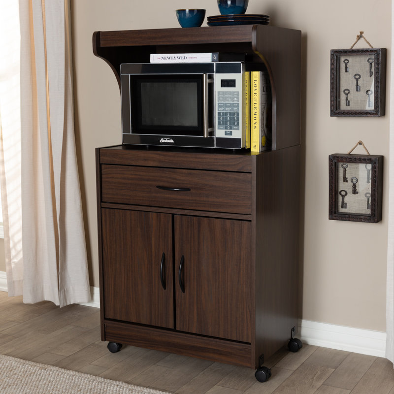 Johnathyn Accent Cabinet, Dark Walnut