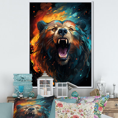 " Expressionist Portrayal Of A Grizzly Bear I "