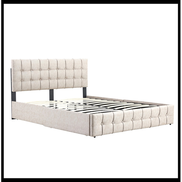 Latitude Run® Azhanae Upholstered Platform Storage Bed | Wayfair
