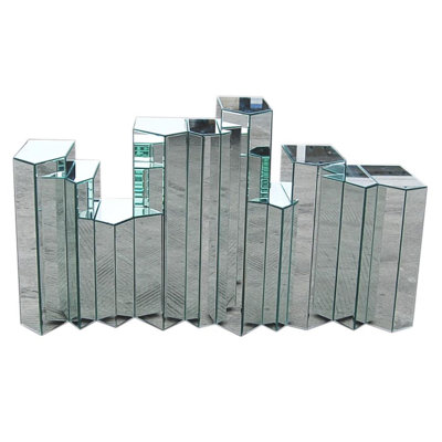 153cm Glass Console Table