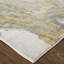 Tapis à motif de marbre abstrait Jordon Vanhorn gris / or-71873868