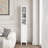 66.92" Tall Bathroom Storage Cabinet With Adjustable Shelves,Slim 1 Doors Freestanding Cabinet With Anti-Tip, Open Compartments