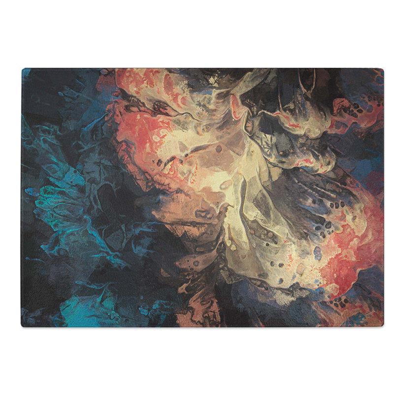 Glass Forgotten Dreams in Abstract Chopping Board, 39 cm W x 28.5 cm L