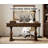 Farmhouse Office Desk & 9-Drawer Storage System - Complete Workspace Solution With Integrated Power Station-18916140