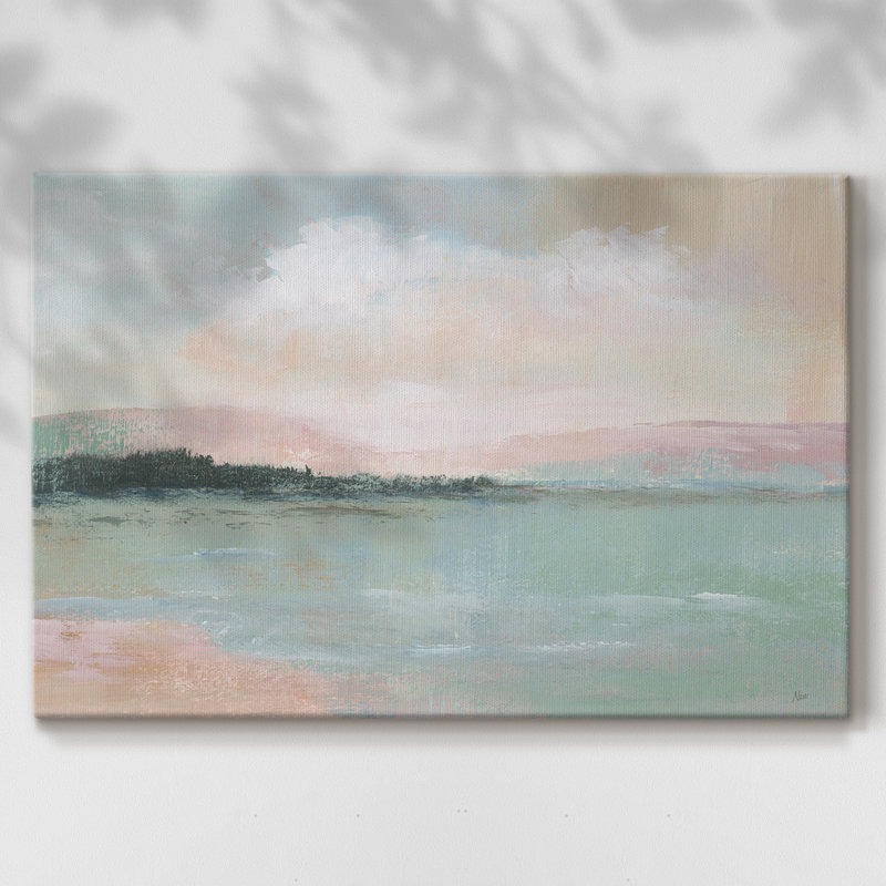 Lointain rivage - Cavas enveloppés de galerie, 8 x 12