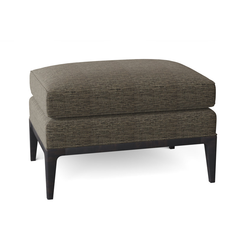 Claxton Ottoman, Espresso, Venice Linen