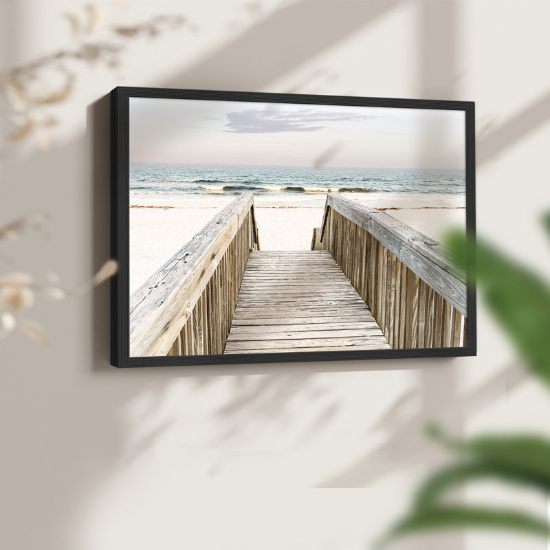 «Evening Calm» - reproduction encadrée - Restickable, Noir, noir, noir, noir, H 16 po x l 20 po