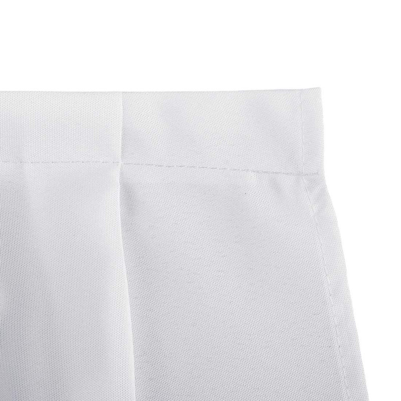 Ebneter Table Skirt, White, 75cm W x 640cm L