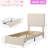Twin Bed Frame with Under-Bed Drawer