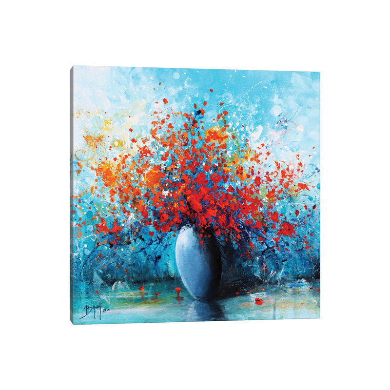 Bouquet de joie, reproduction d'art sur toile tendue, H 26 po x l 26 po, Toile tendue, Ne s’applique pas