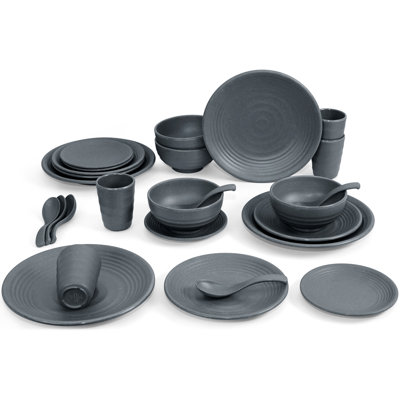 Melamine Dinnerware Set 26 Piece - Service for 4