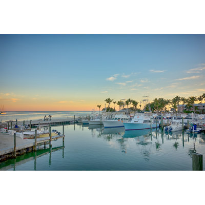 Florida Keys Fishing Boat par Alex Grichenko - Photographie sur toile tendue