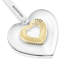 Waterford Heart Ornament with Gold