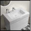 Ensemble de meuble-lavabo mural simple 29,90 po avec plateau en céramique Anoek