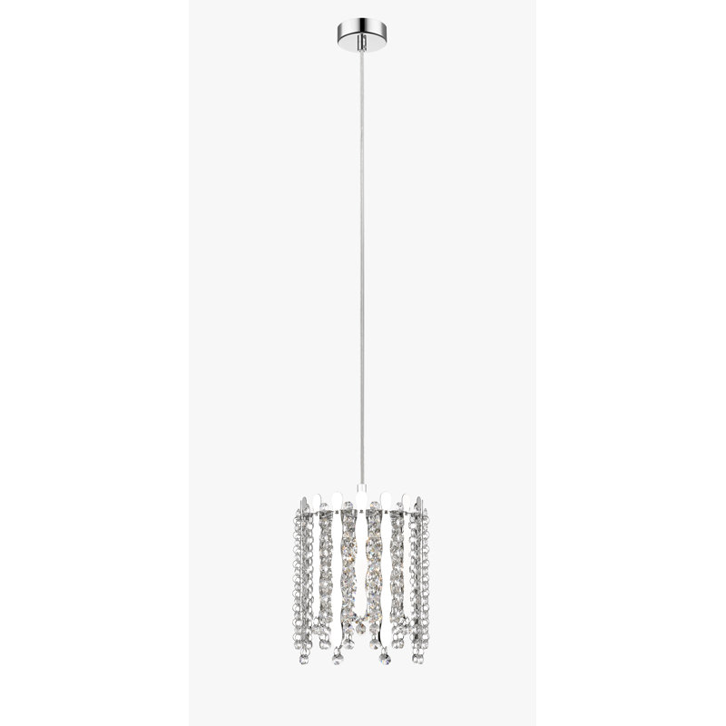 Roye 1 - Light Chrome Crystal Pendant