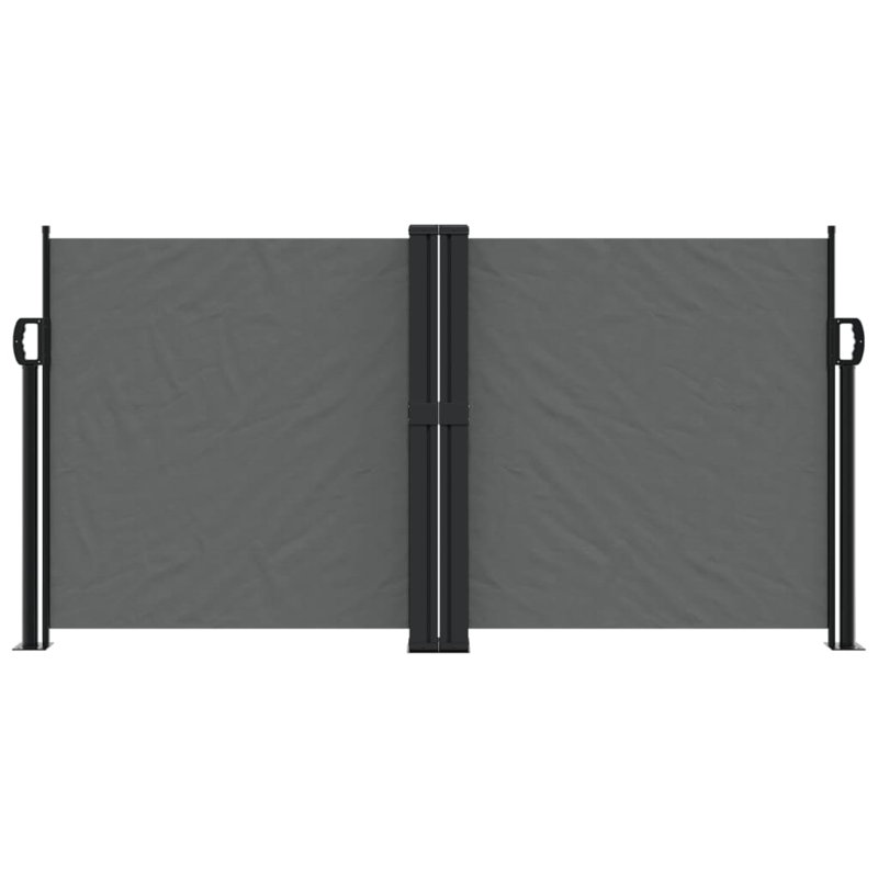 Dakota Fields Retractable Side Awning, 120cm H x 1000cm W, Anthracite