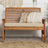 48'' Wide Rectangle Acacia Loveseat with Cushions-1216501096