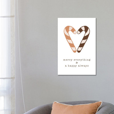 Merry Everything And A Happy Always - Wrapped Canvas Print