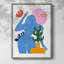 Matisse CDXLVII, reproduction d'art encadrée - bois massif-1283124022