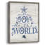 «Joy to the World», reproduction encadrée - bois massif-1242442225
