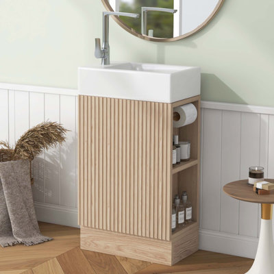 Meuble-lavabo 18,6 po avec lavabo