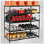 5-Tier Heavy Duty Metal Shelving Unit, Adjustable Storage Rack, Boltless Assembly, 4000 Lbs Capacity, For Garage And Warehouse