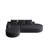 Boneless Modern Curved Sofa ,Chenille Upholstered Sectional Sofa Couch Set,Modular 108.5" L Shaped Sectional Living Room Sofa Set With 3 Pillows,Free Combination Sofa Couch For Living Room,Bedroom-1736596598-1736596599