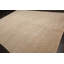 Tapis beige en chanvre noué à la main de conception unique 10 pi x 14 pi Leevicker