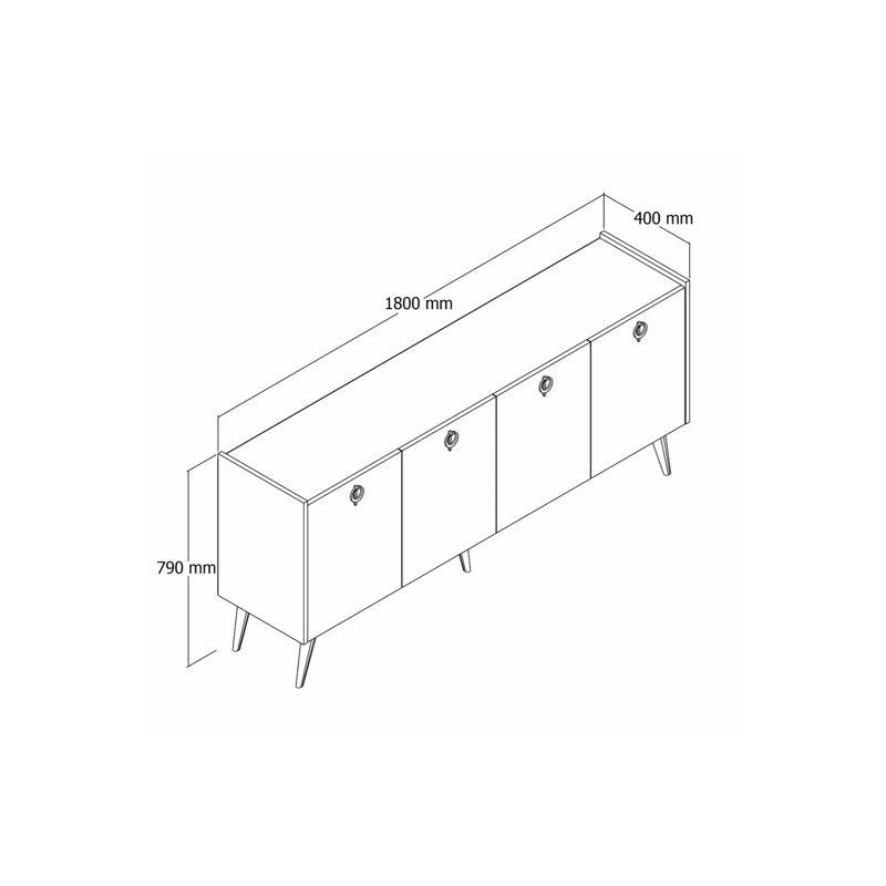 Elberfeld 180cm Console Table