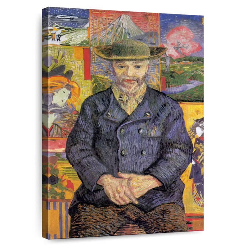 Portrait du Père Tanguy I 1887, H 51 po x l 34 po