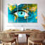 «Earth Eye Map», reproduction d'art sur toile-686381757