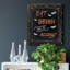 «Be Scary», art textuel sur toile-61335658-61335665
