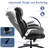 500lbs Big and Tall Ergonomic Executive Office Chair with Adjustable Headrest and Lumbar Support