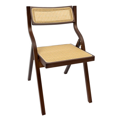 Folding Chair Dining Chair Rattan Armchair For Living Room Bedroom Reataurant