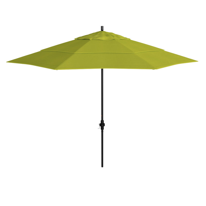 Parasol de marché 132 po Sunbrella, Toile Sunbrella® perroquet