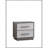 Aberdeen G02500-N Nightstand , Gray/Oak