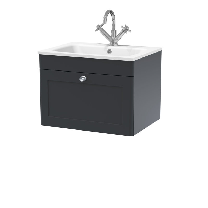 Classique Bathroom Vanity, Soft Black, 61 cm W