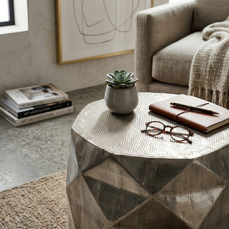 Table de bout Gaest, Argent
