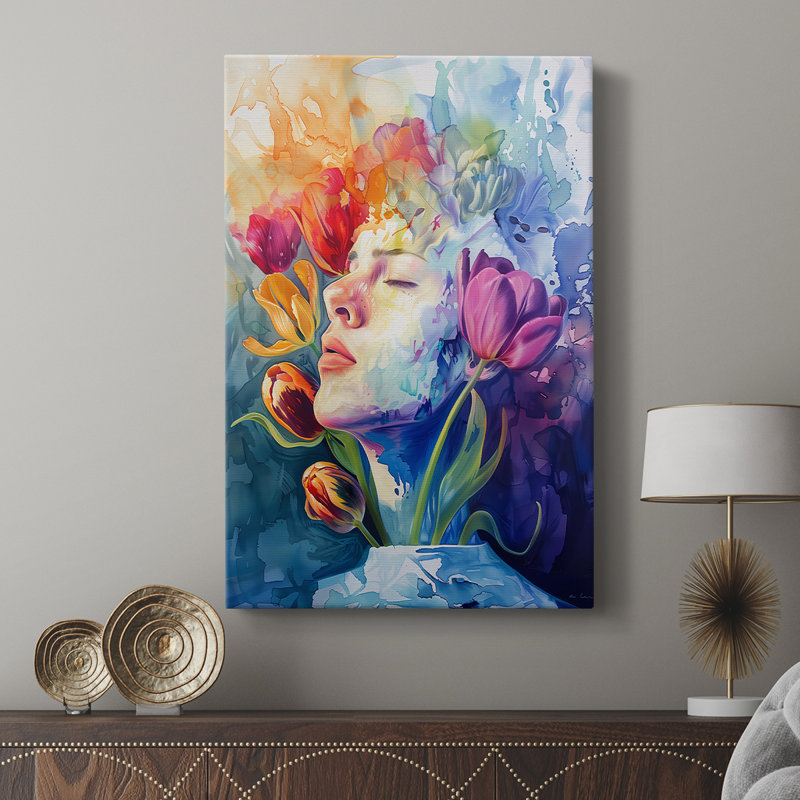 FLORAL Series DCCCX -Custom Wrapped Gallery Cavas